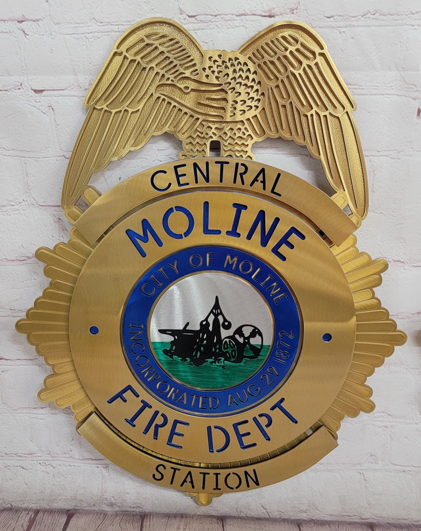 Moline Fire Dept. Badge
