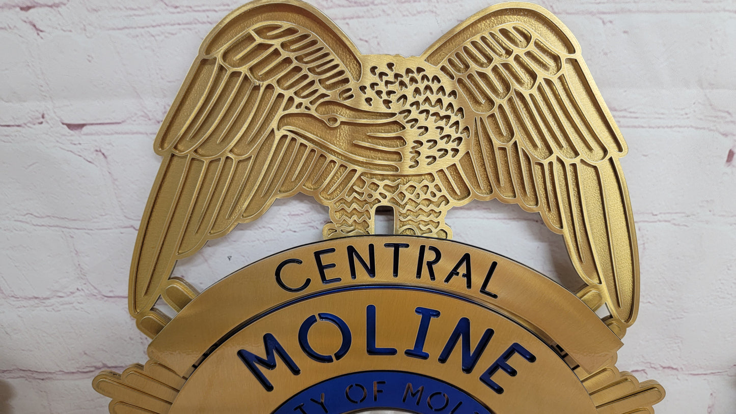 Moline Fire Dept. Badge