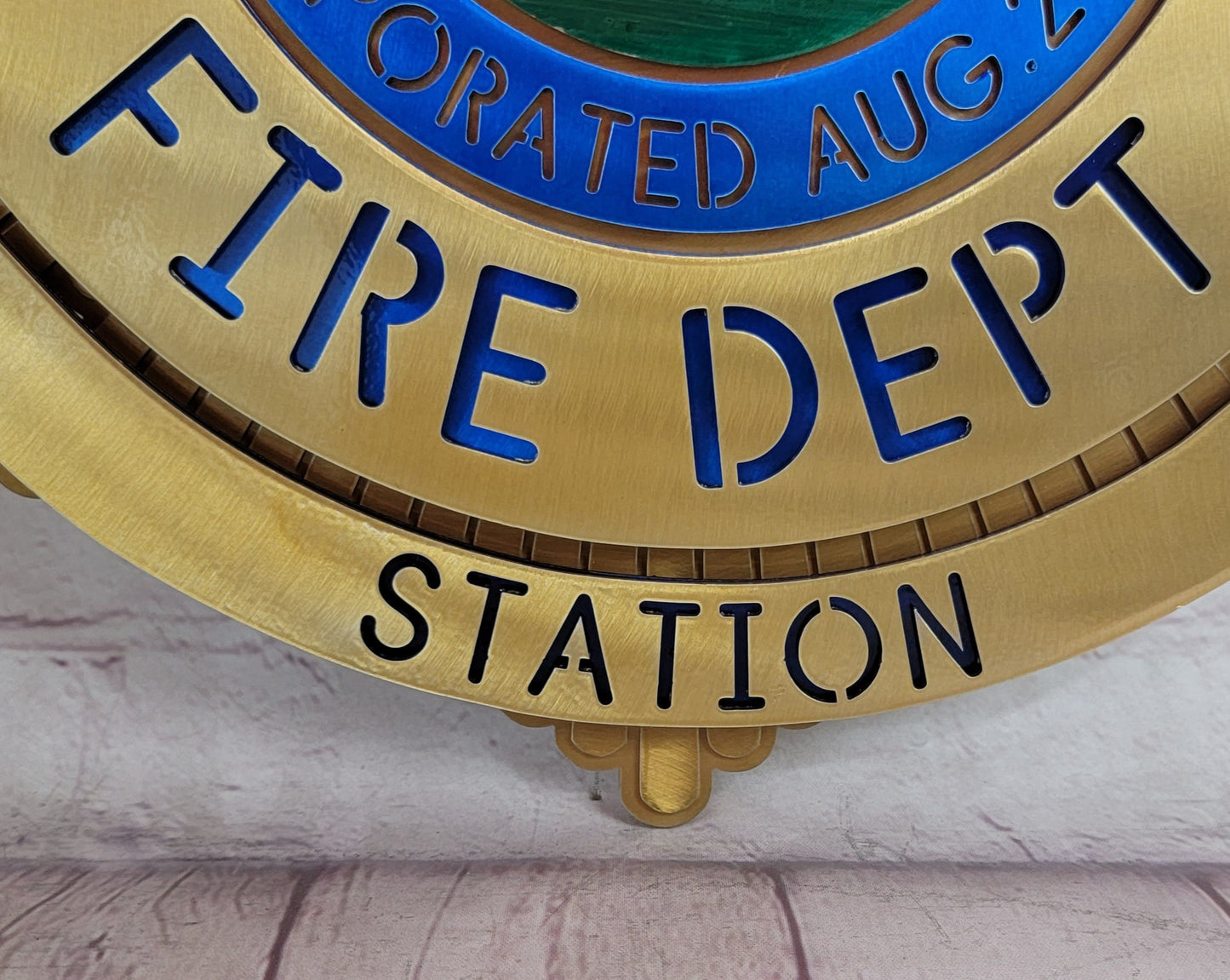 Moline Fire Dept. Badge