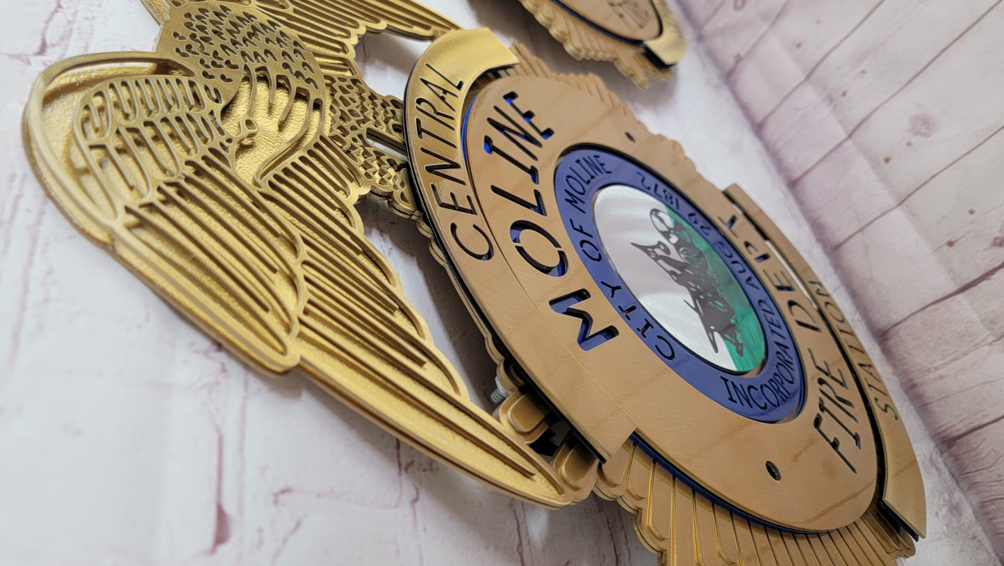 Moline Fire Dept. Badge