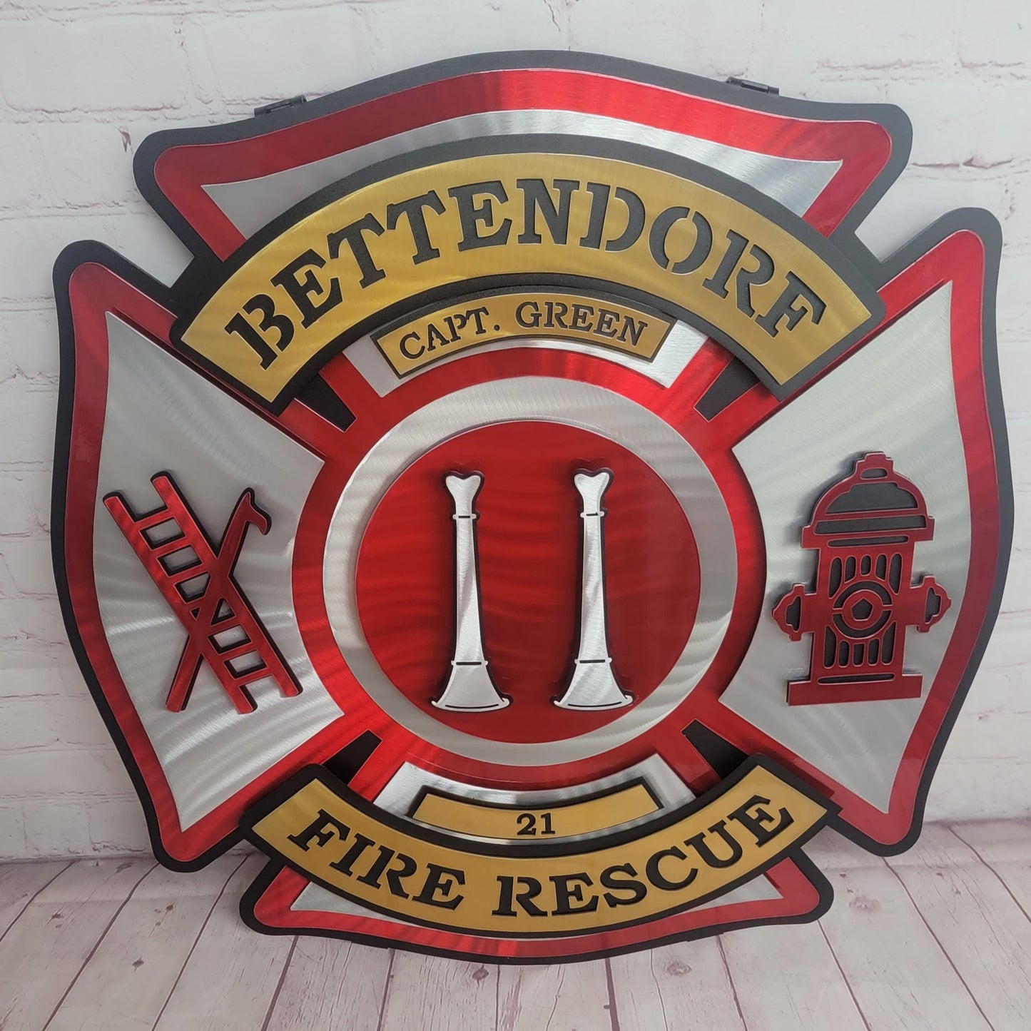 Bettendorf Fire Rescue Maltese Sield