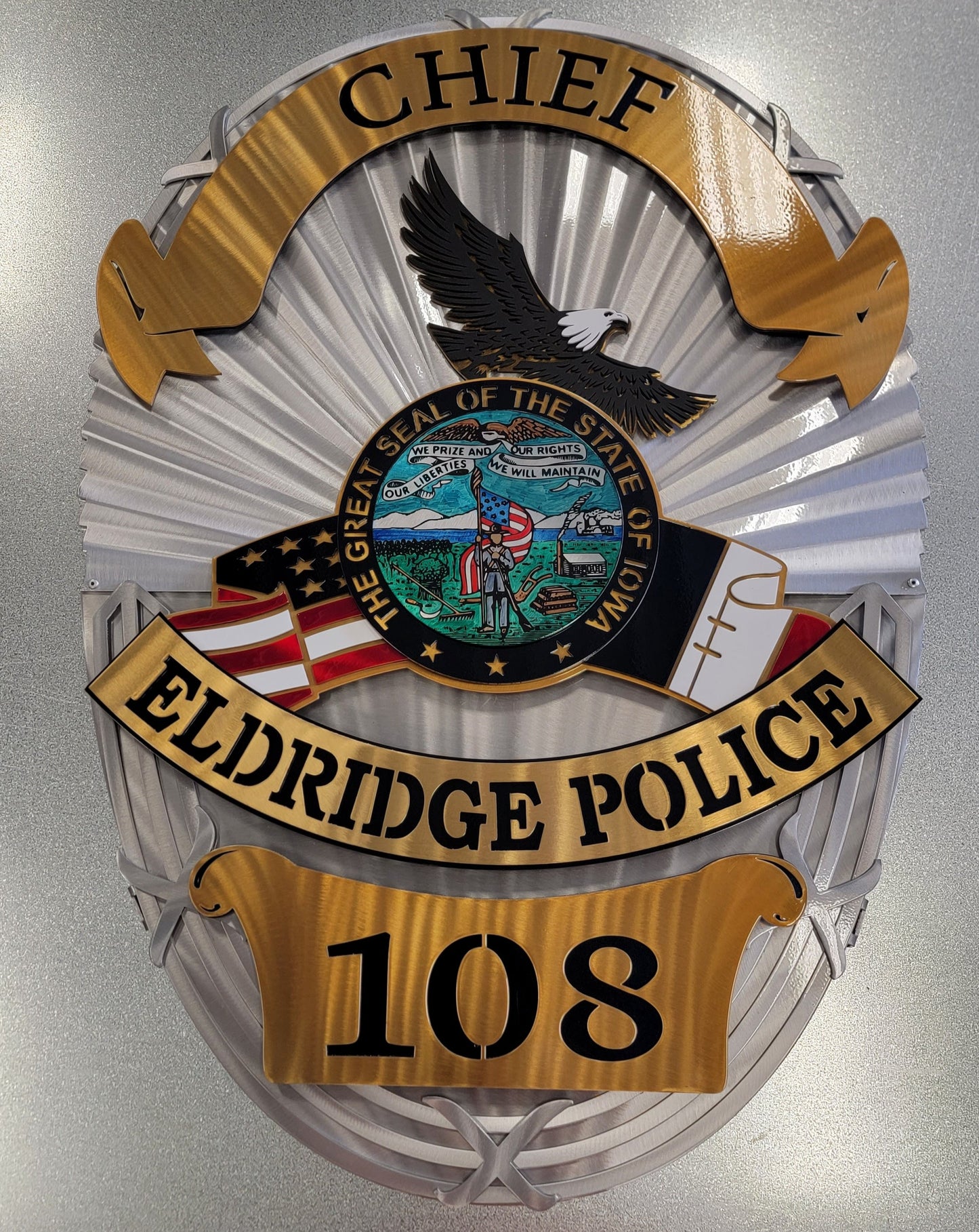 Eldridge Police Badge