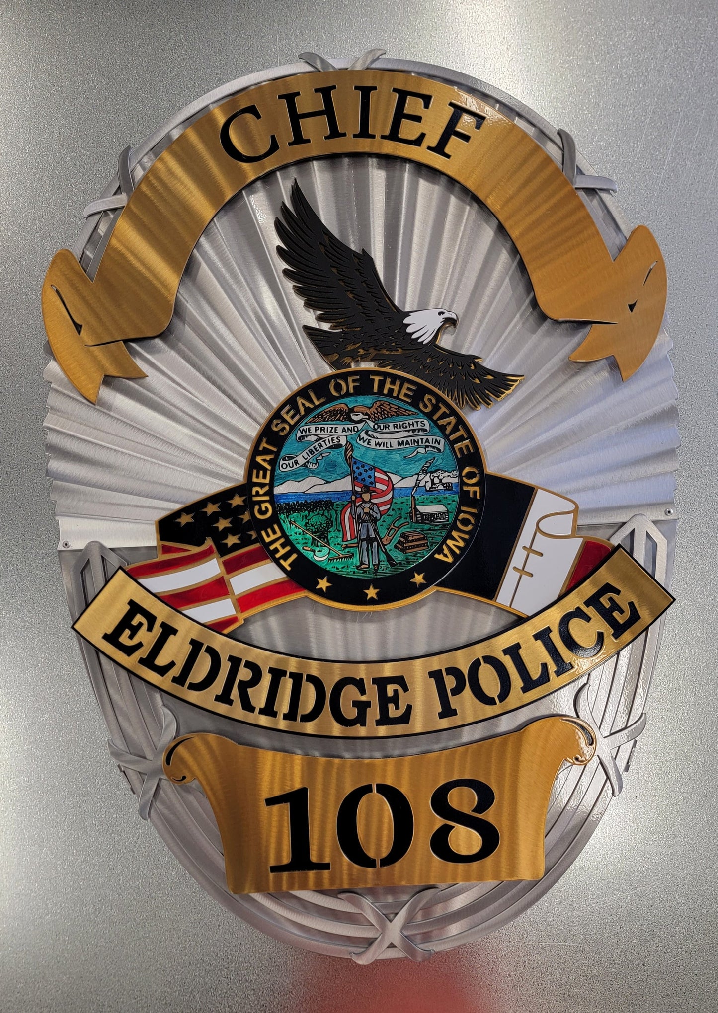 Eldridge Police Badge