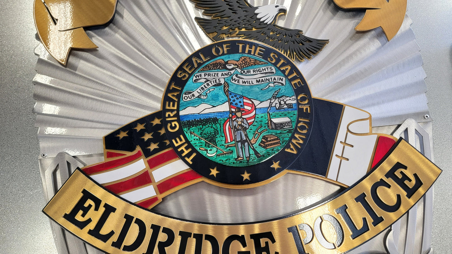Eldridge Police Badge