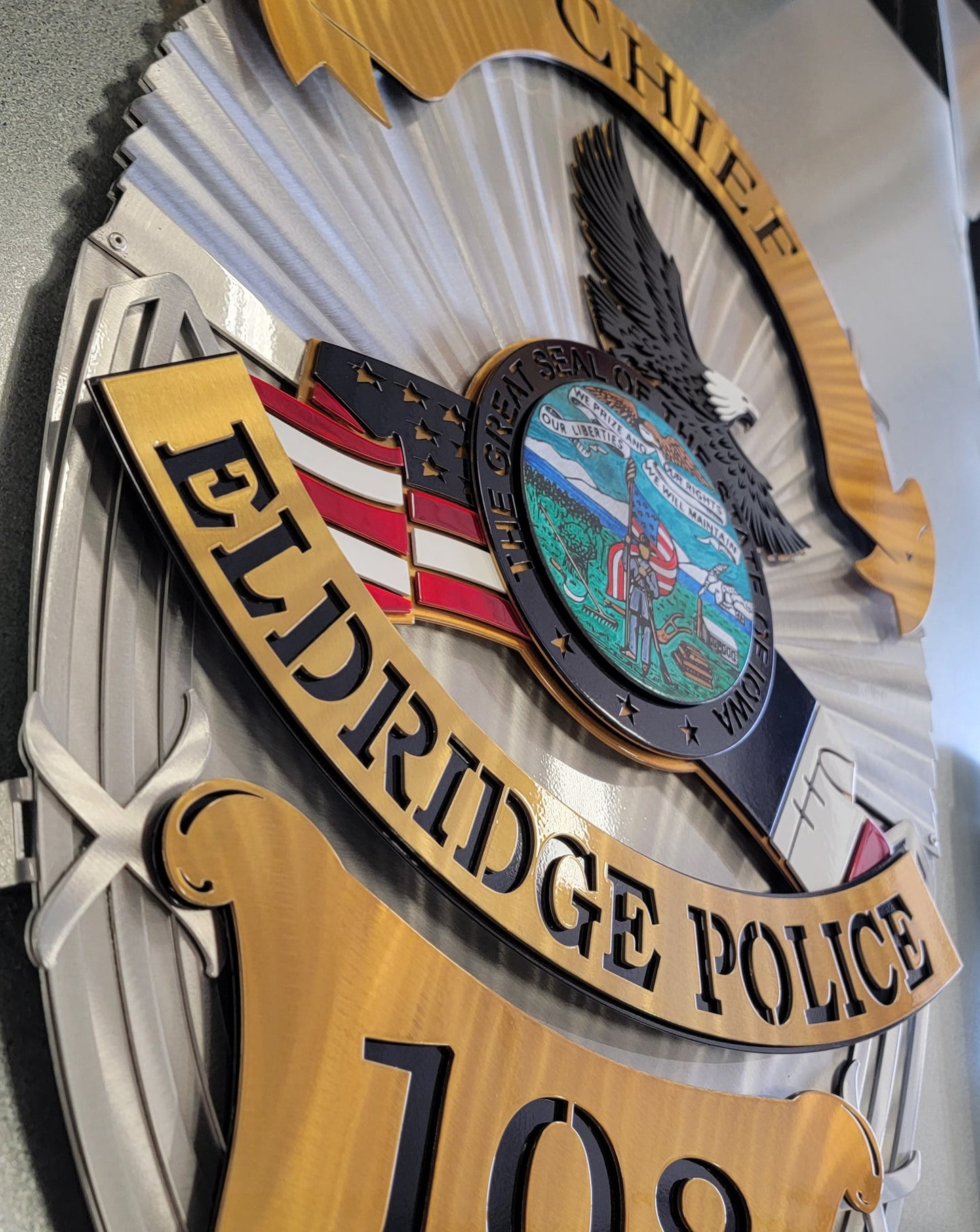 Eldridge Police Badge