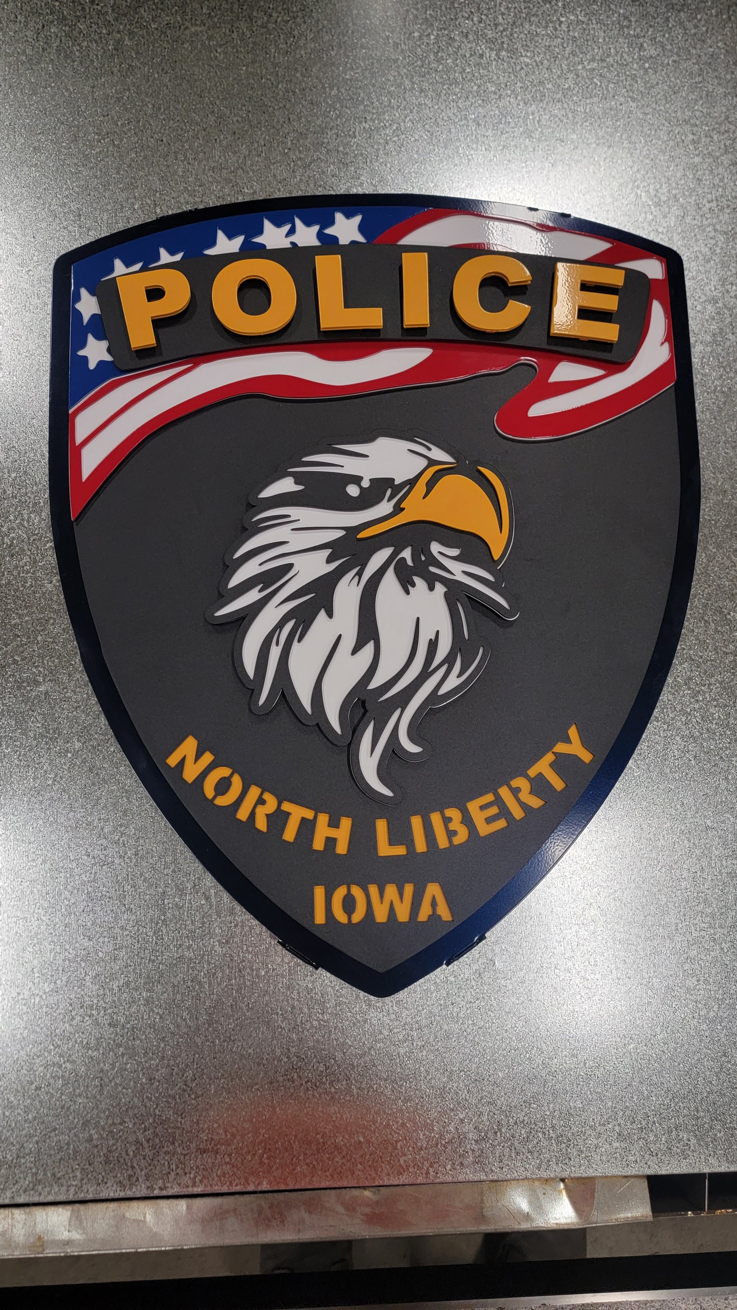 North Liberty Iowa Police Badge