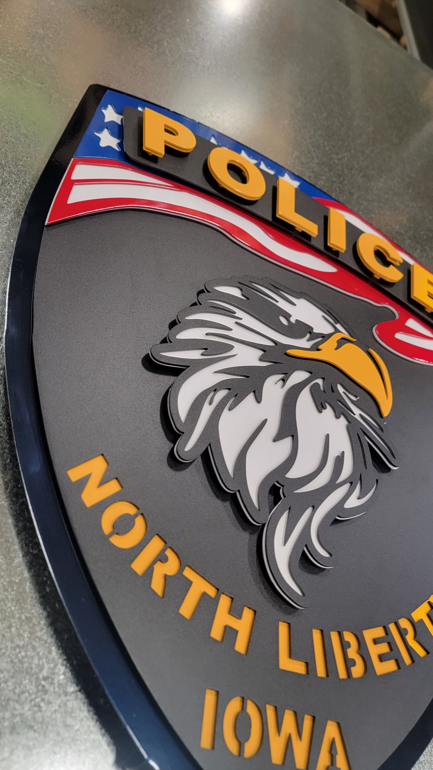 North Liberty Iowa Police Badge