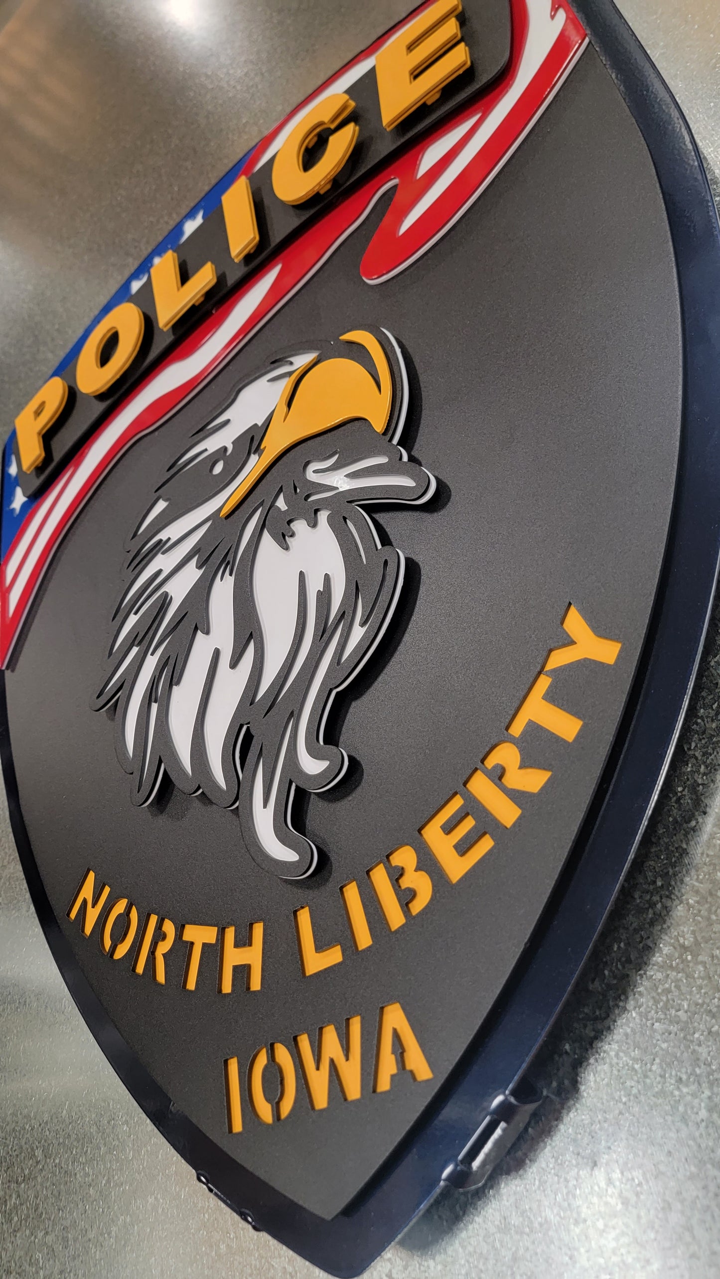 North Liberty Iowa Police Badge
