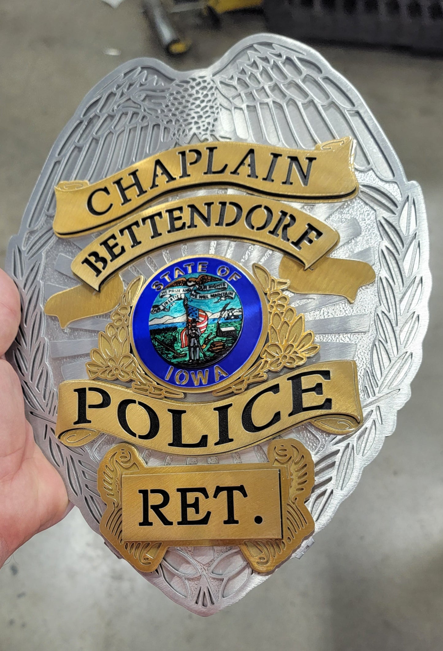 Bettendorf Police Badge