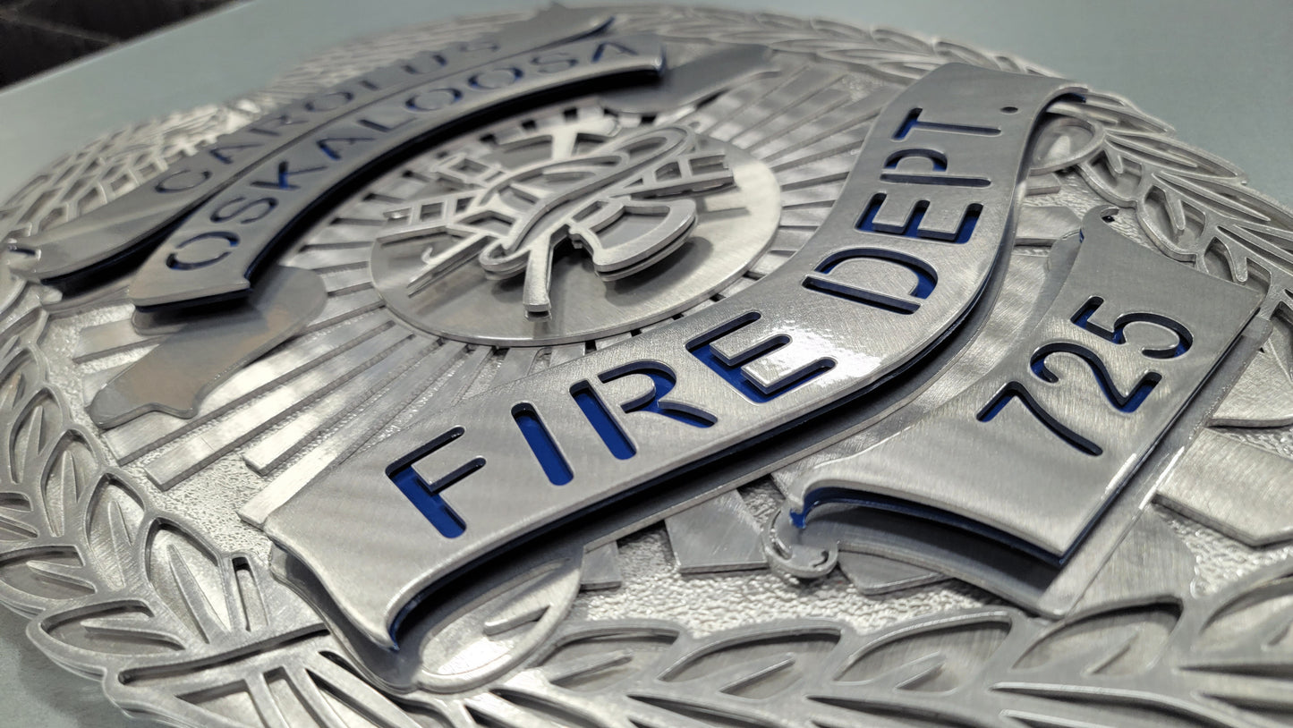Oskaloosa Fire Dept. Badge