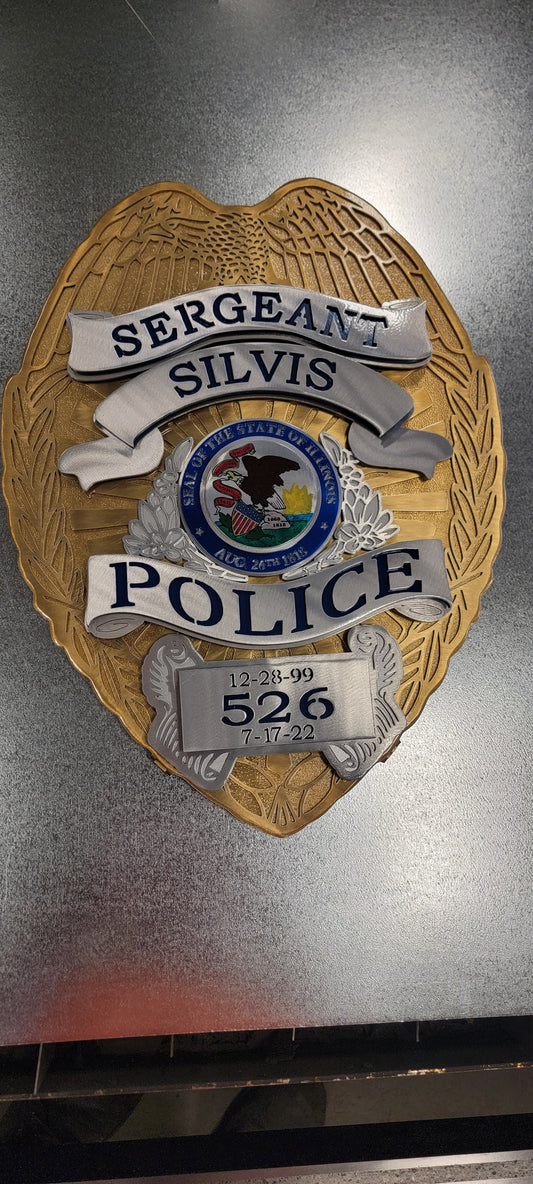 Silvis Illinois Police Badge