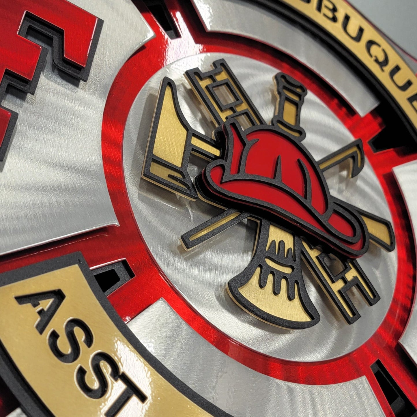 East Dubuque Fire Department Maltese Shield