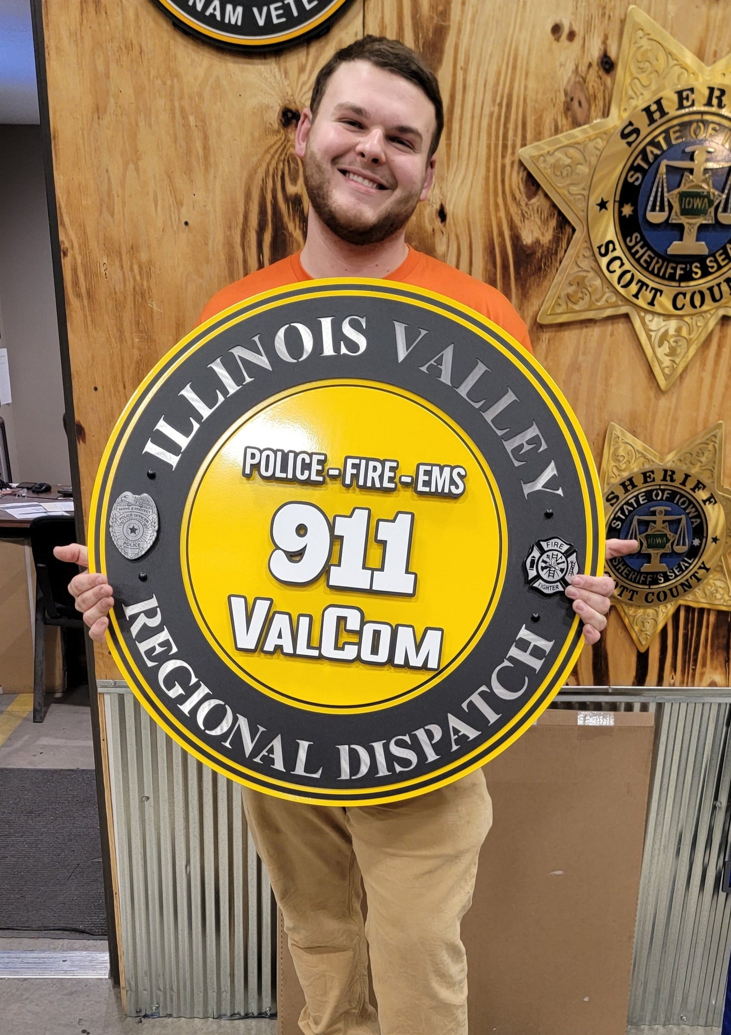Illinois Valley Regional Dispatch Badge