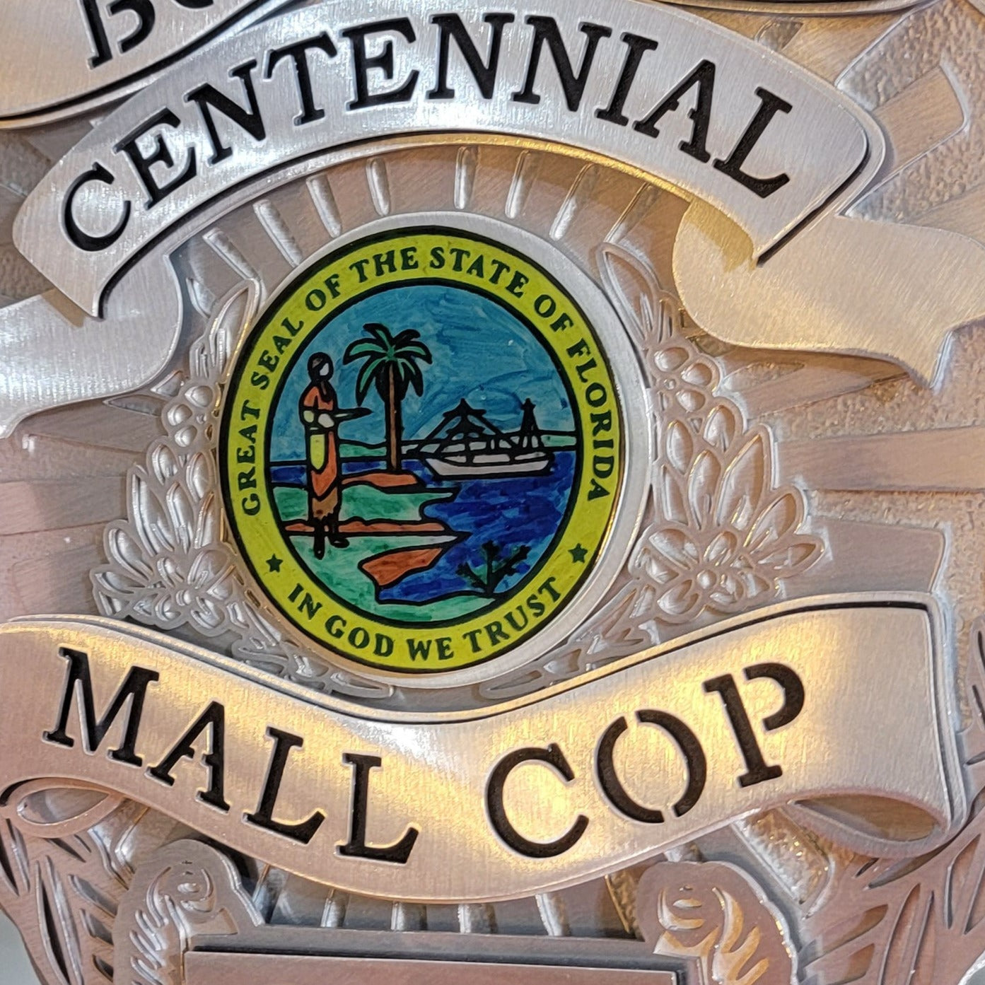 Centennial Mall Cop Badge