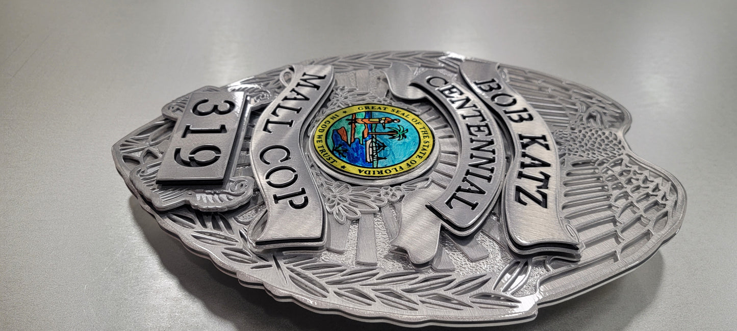 Centennial Mall Cop Badge