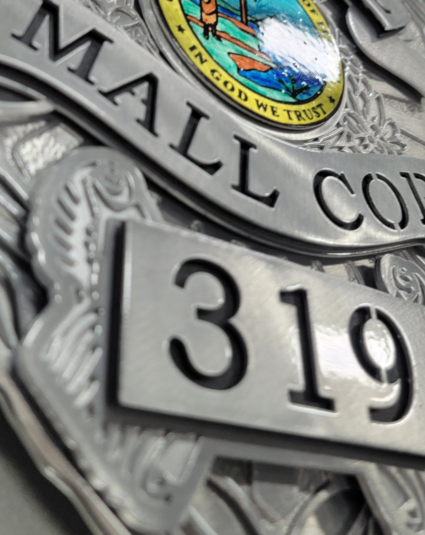 Centennial Mall Cop Badge