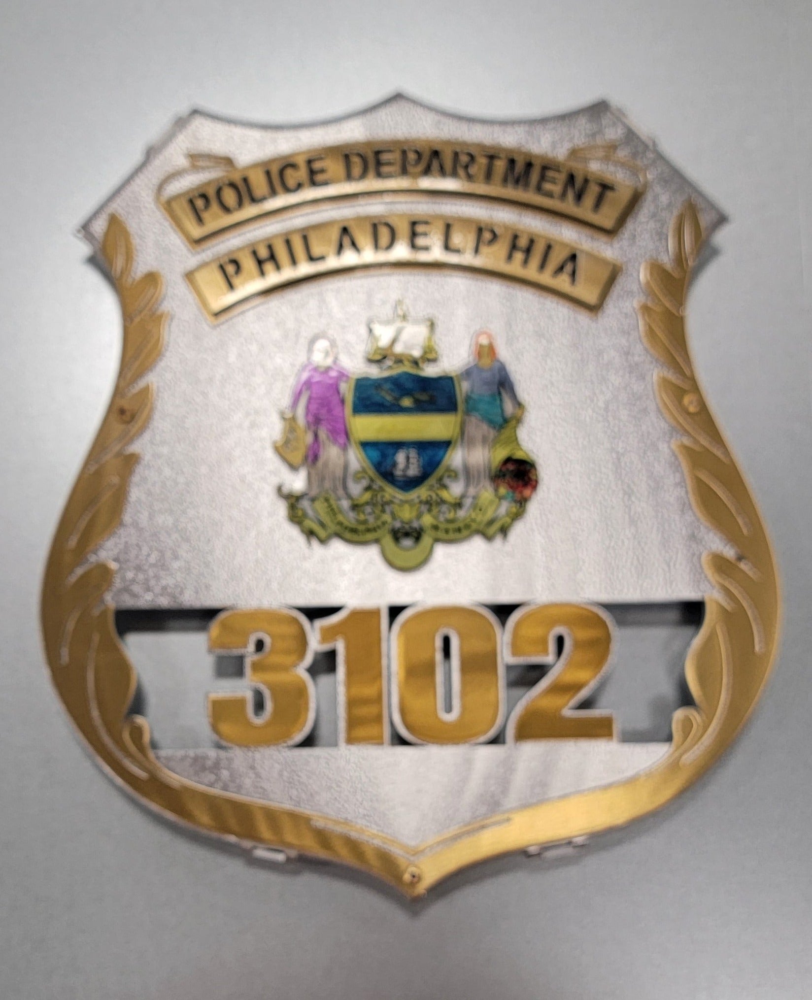 Philadelphia Police Department Badge – Premier Metal Art