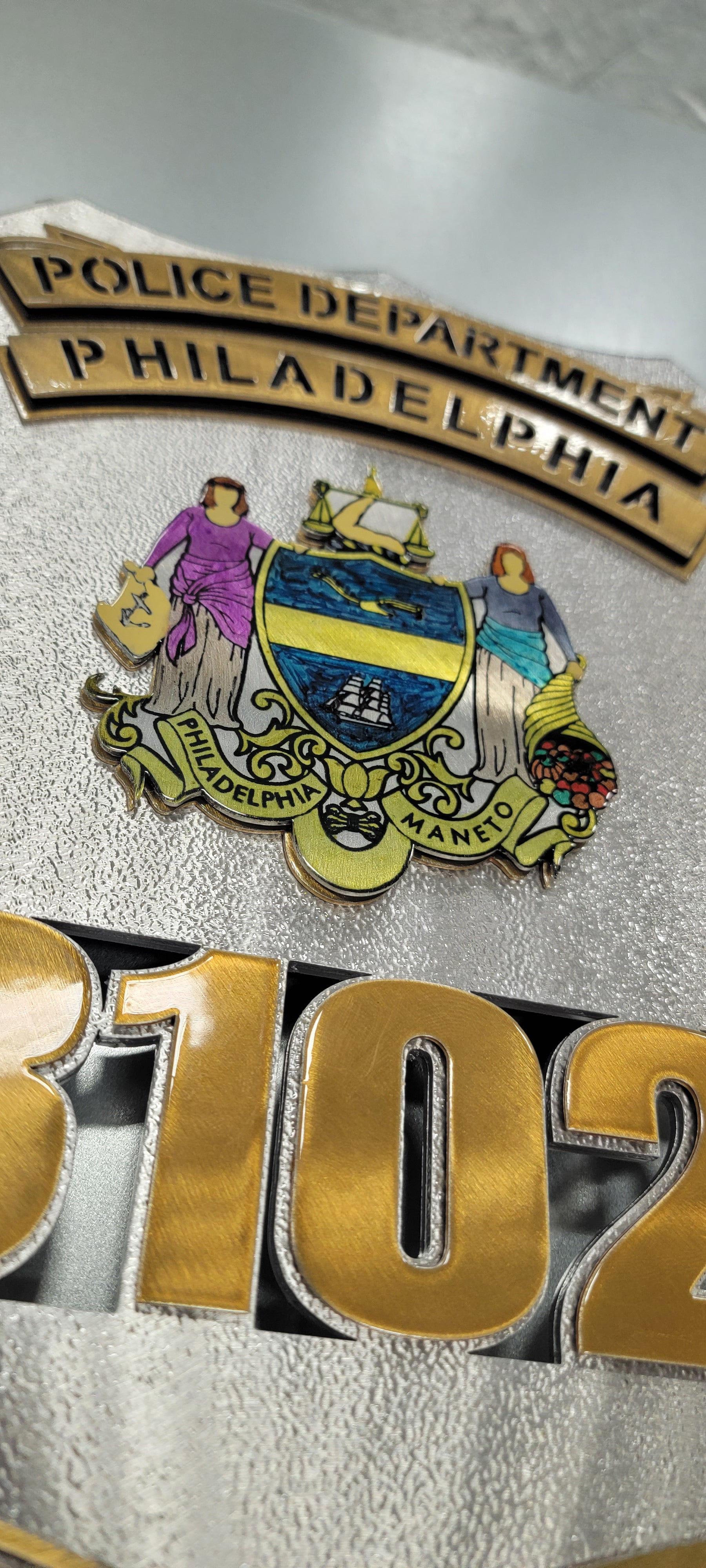 Philadelphia Police Department Badge – Premier Metal Art