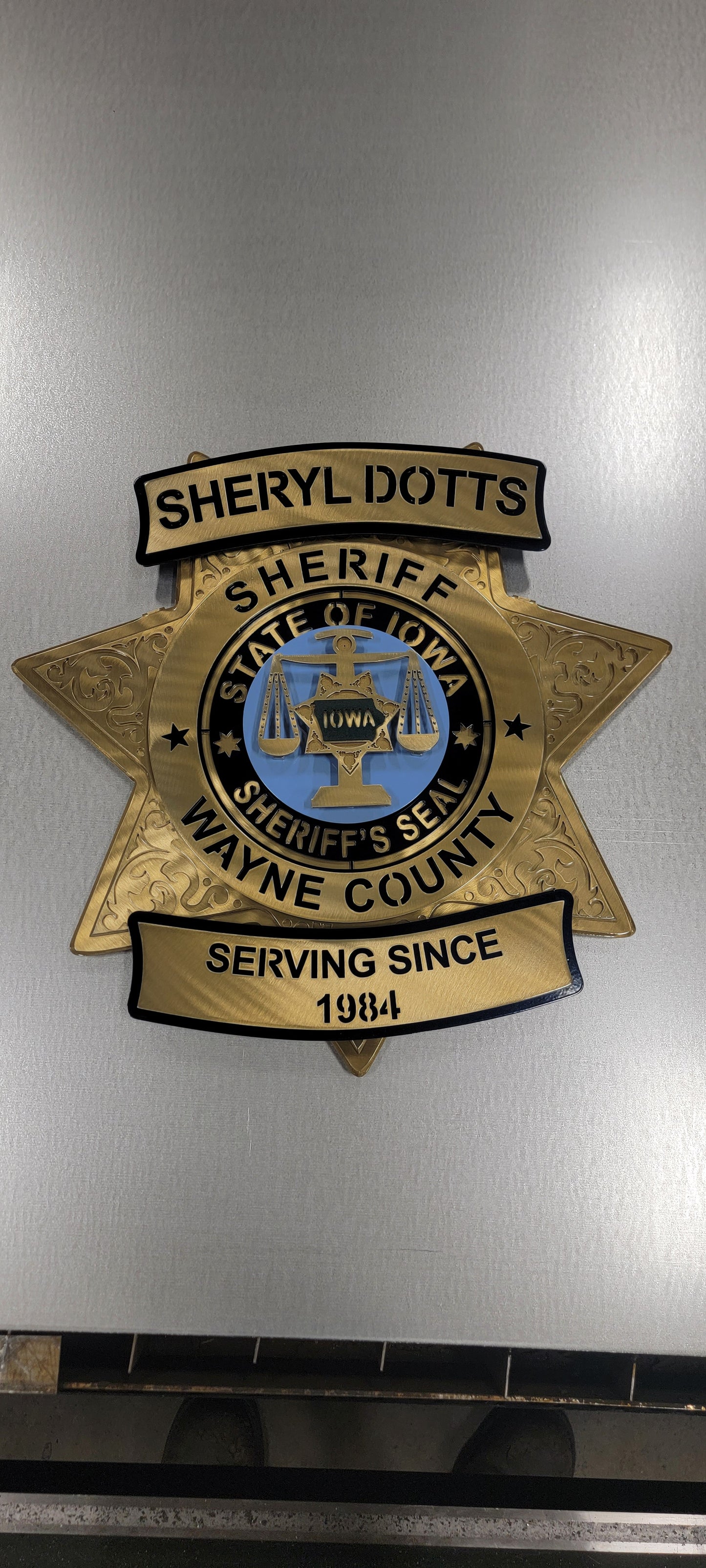 Wayne County Iowa Sheriff Star