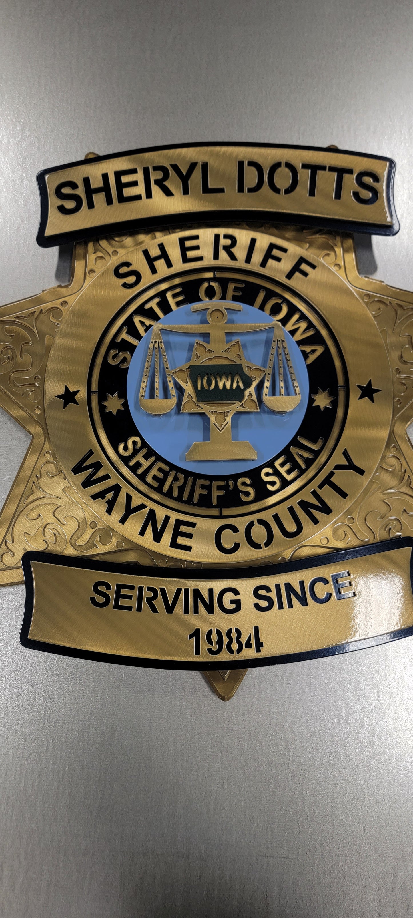 Wayne County Iowa Sheriff Star