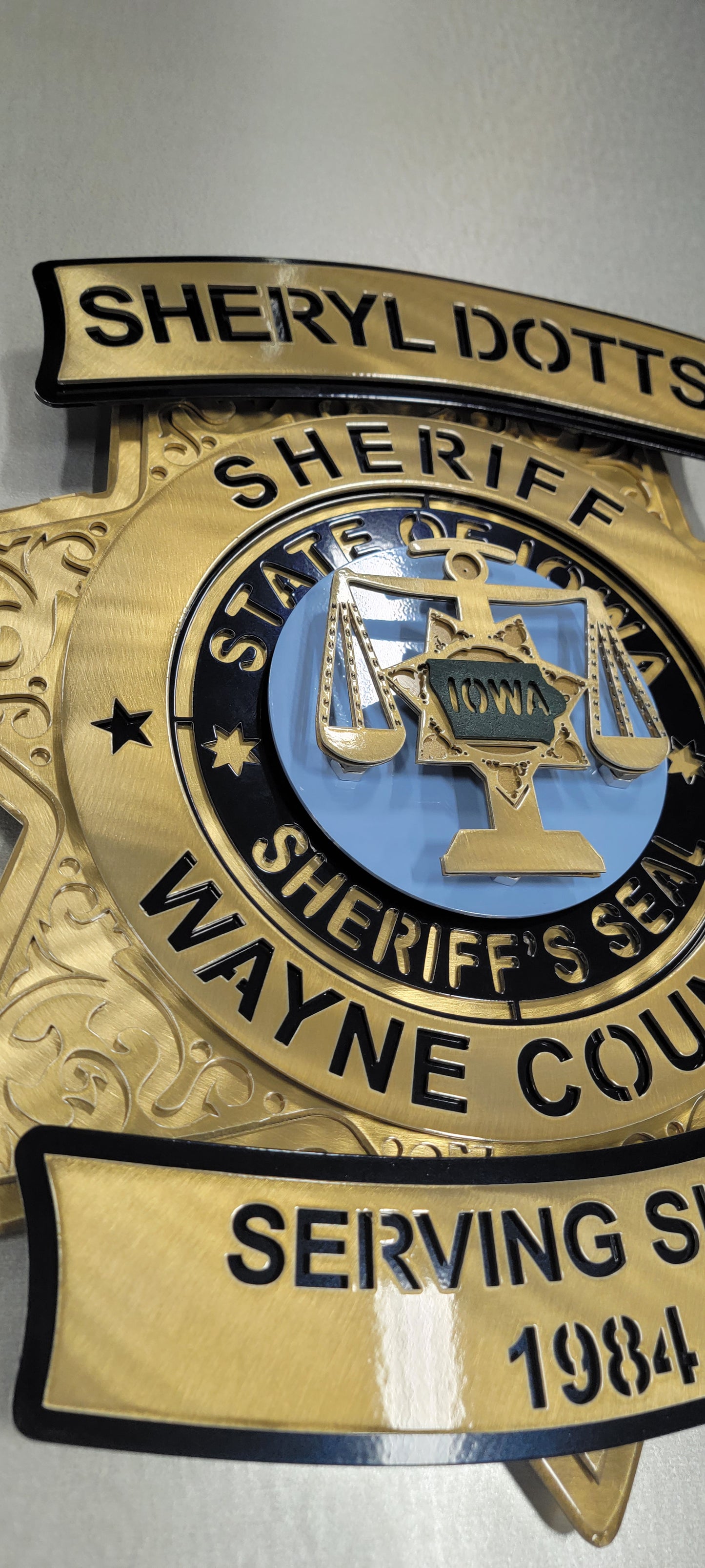 Wayne County Iowa Sheriff Star