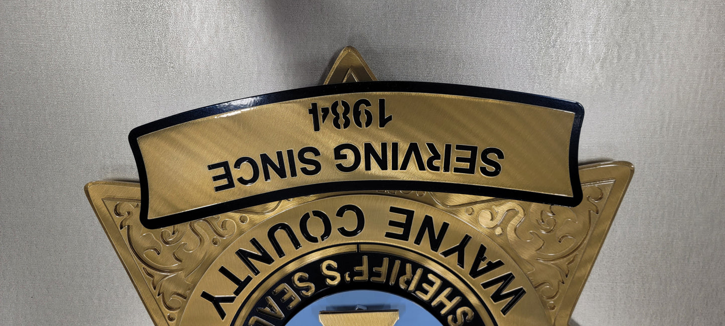 Wayne County Iowa Sheriff Star