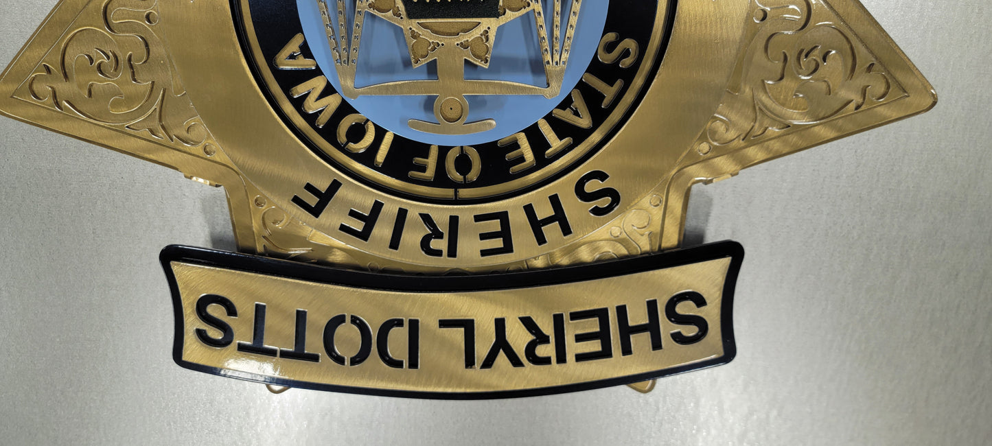 Wayne County Iowa Sheriff Star