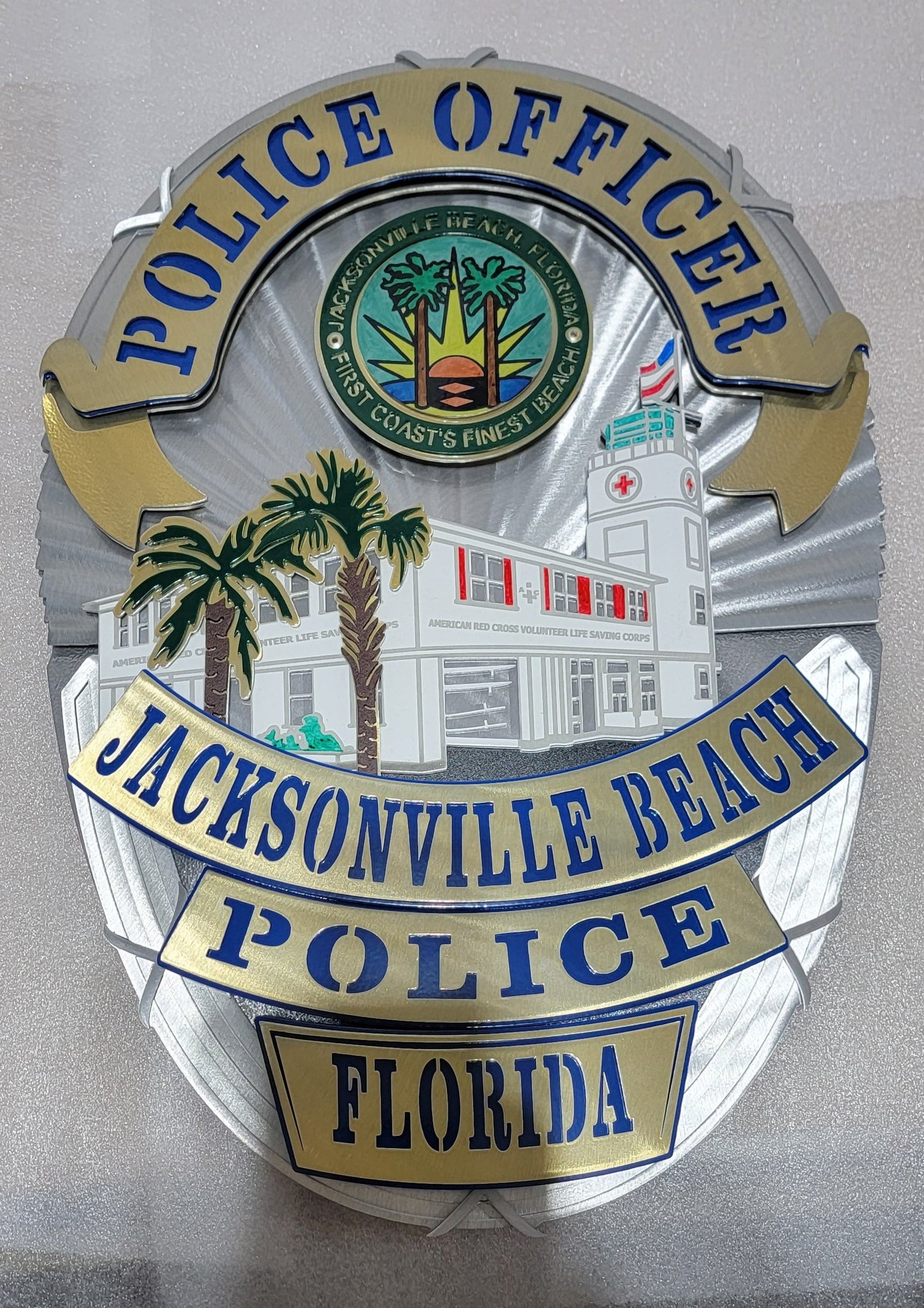 Florida Jacksonville Beach Police Badge