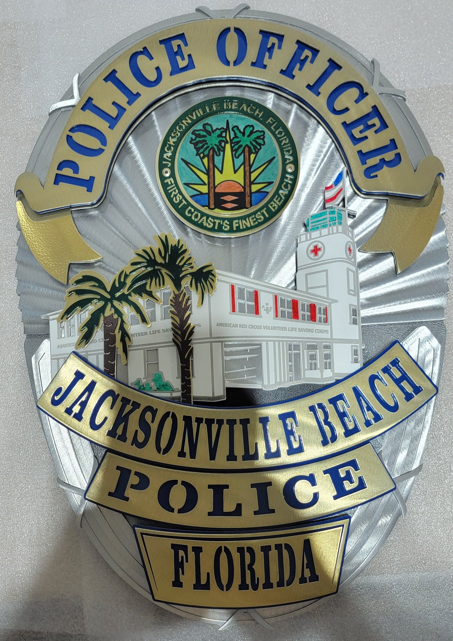 Florida Jacksonville Beach Police Badge