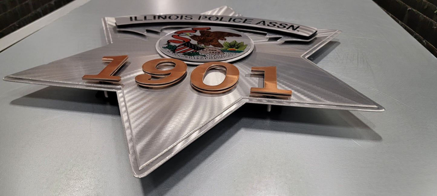 Illinois Police Association Star