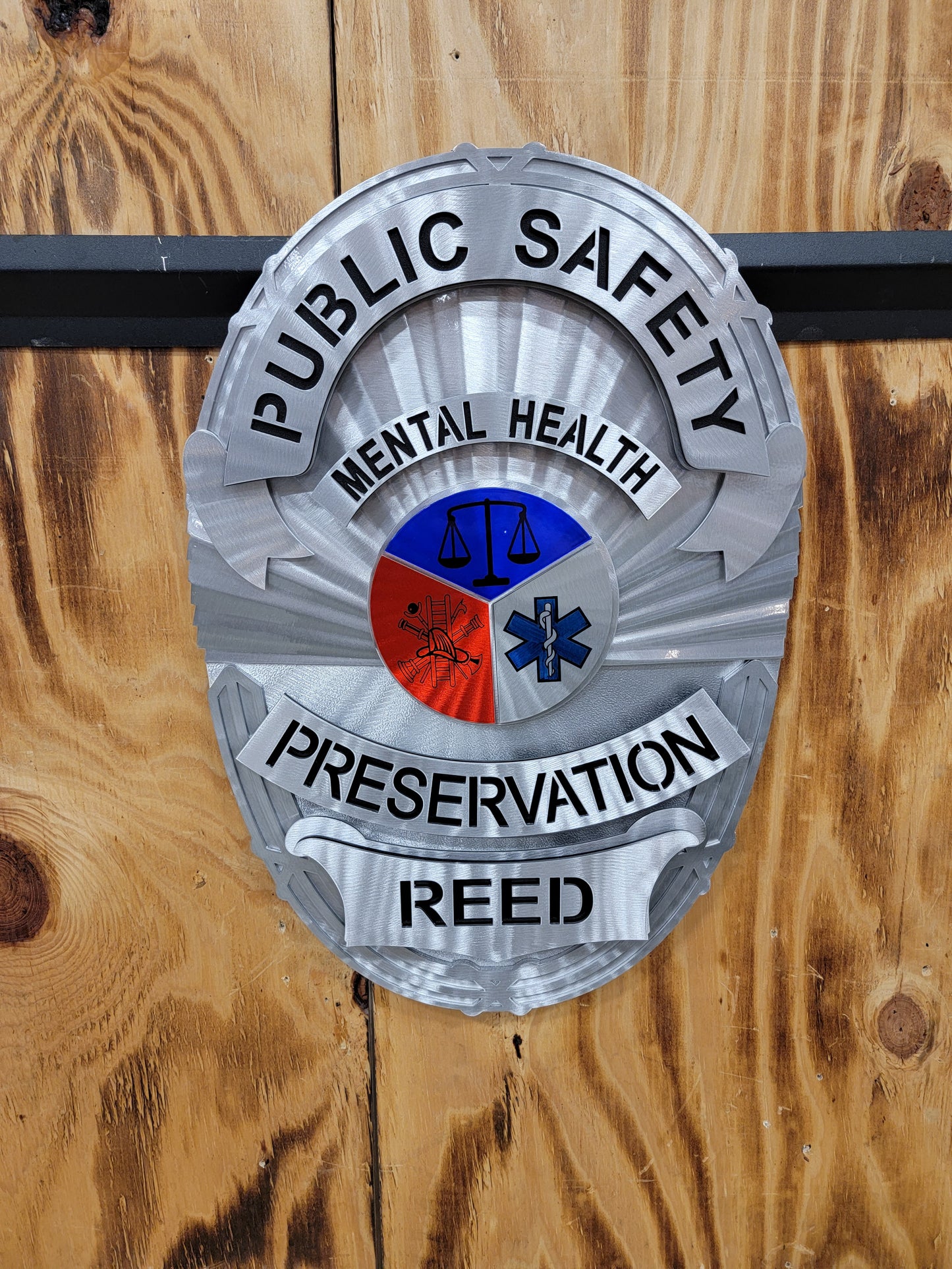 Reed Public Safety Mental Health Preservation Badge