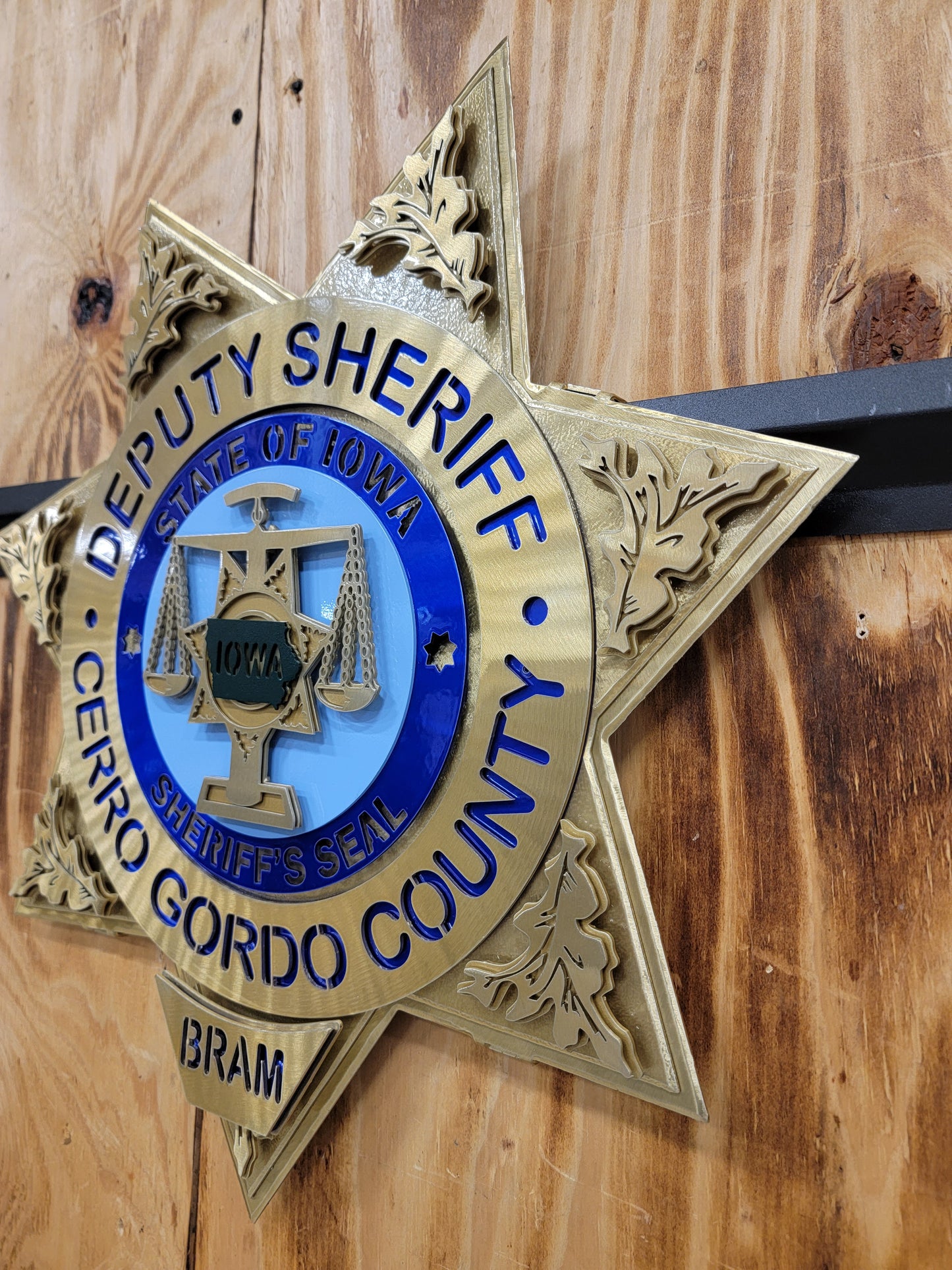 Cerro Gordo County Deputy Sheriff Star
