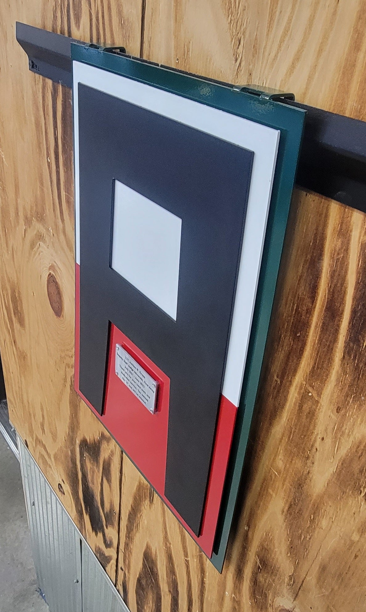 Army A with Plaque