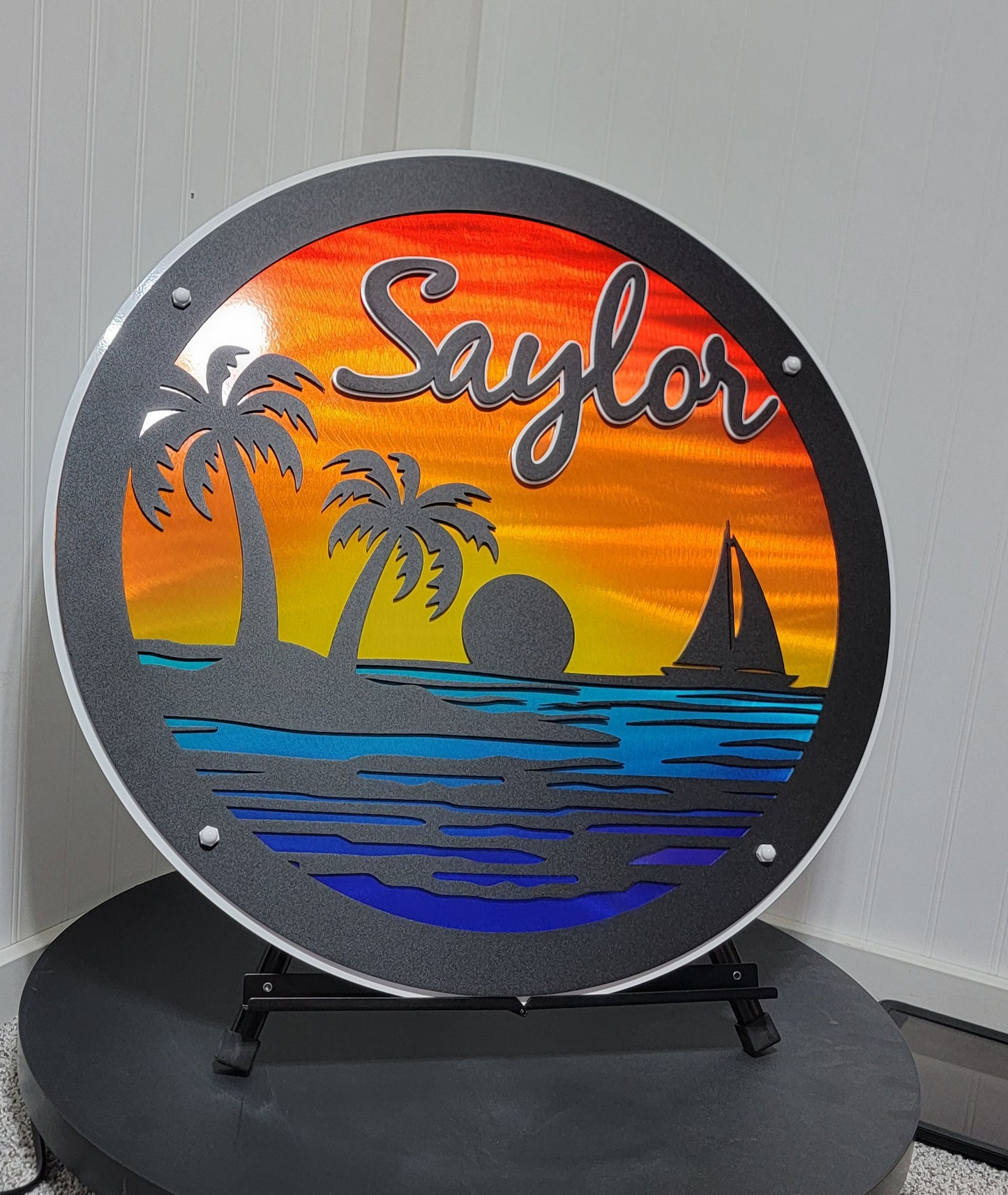 Sunset Palm