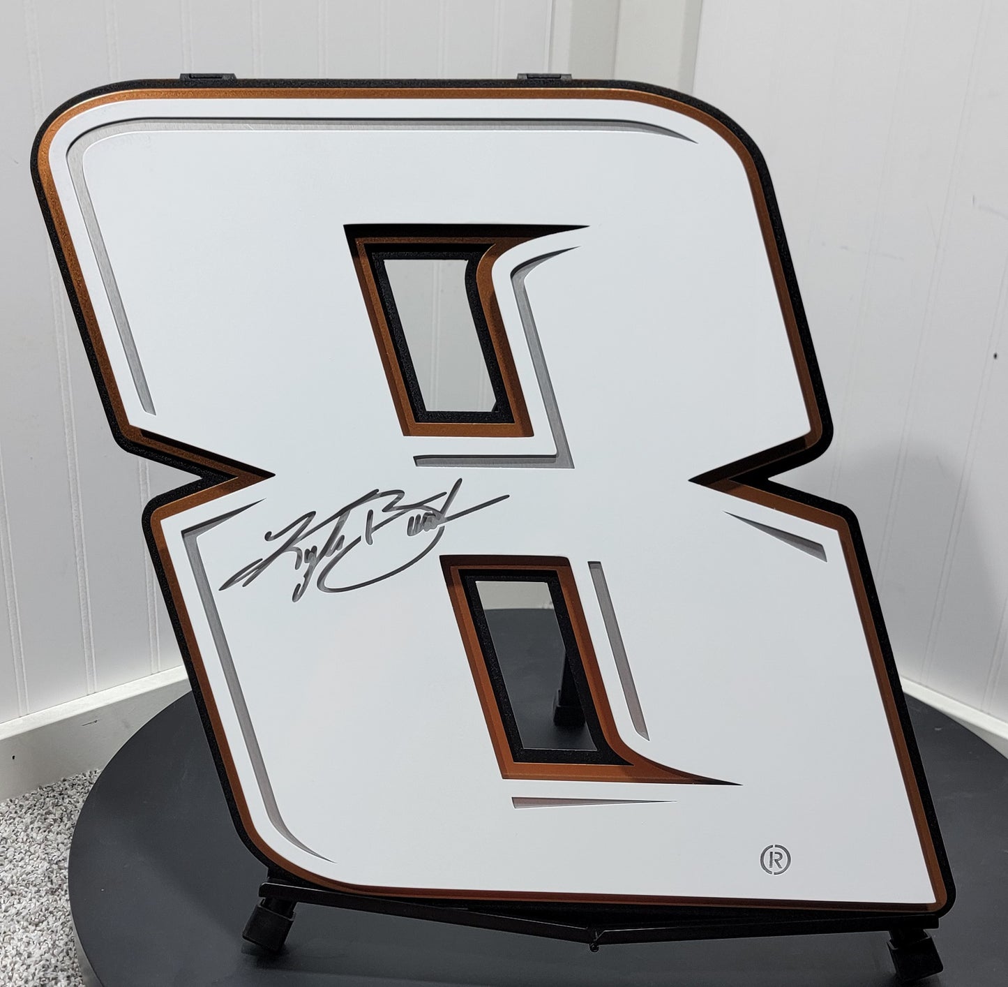 Premier Kyle Busch #8 Number Door Name Plate Cutout