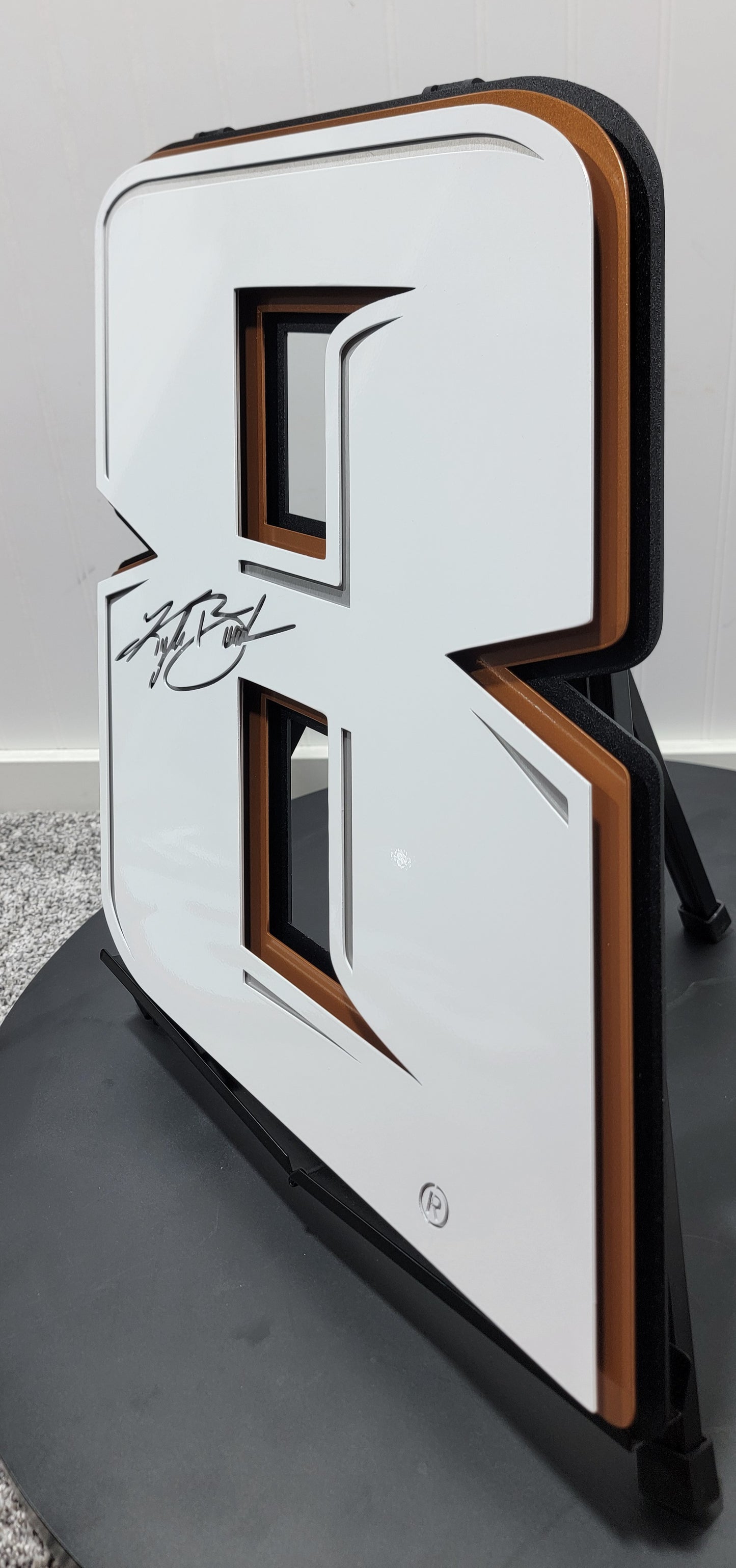 Premier Kyle Busch #8 Number Door Name Plate Cutout