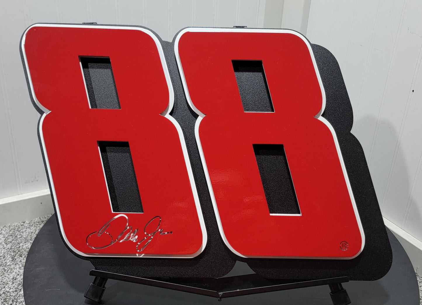 Premier Dale Earnhardt Jr. Red #88 Number Door Name Plate Cutout