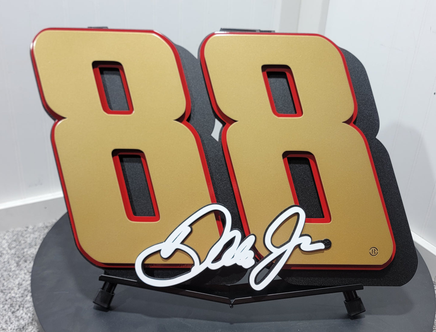 Premier Dale Earnhardt Jr. Gold #88 3D Signature