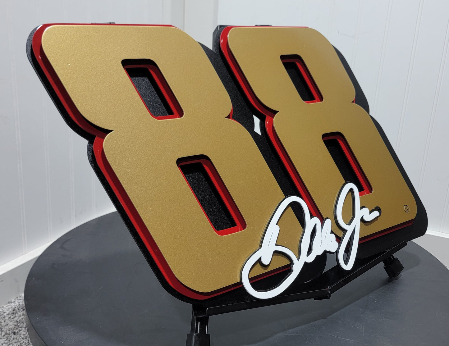 Premier Dale Earnhardt Jr. Gold #88 3D Signature