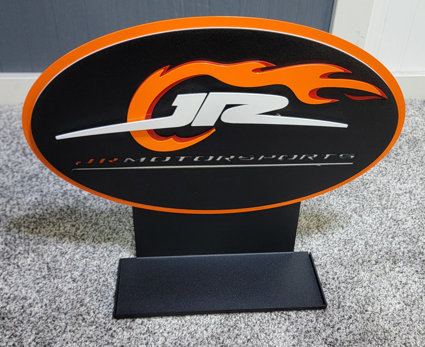 JR Motorsports Oval 3D Premier Metal Diecast Display