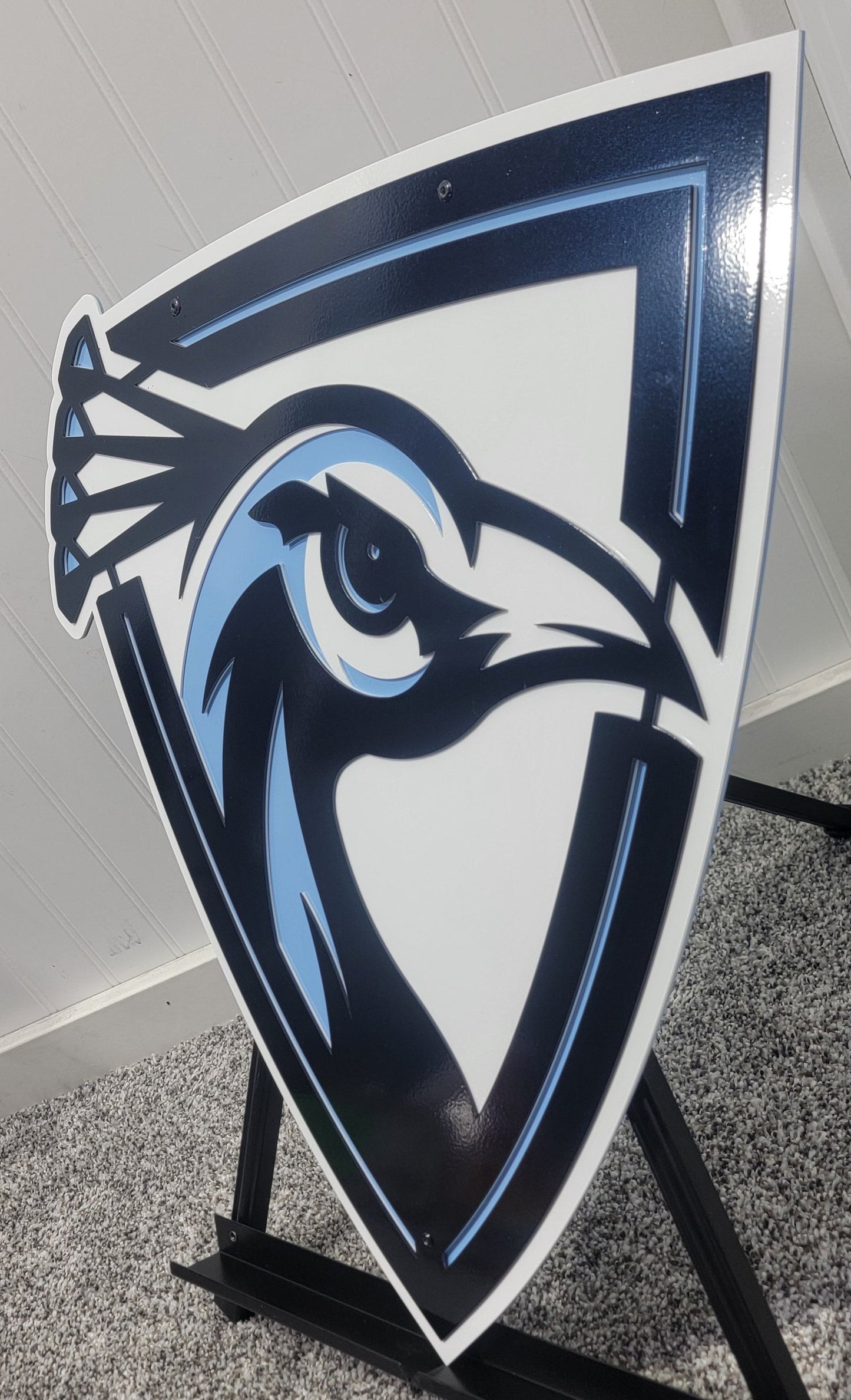 Upper Iowa Peacocks Logo Dorm Room Size