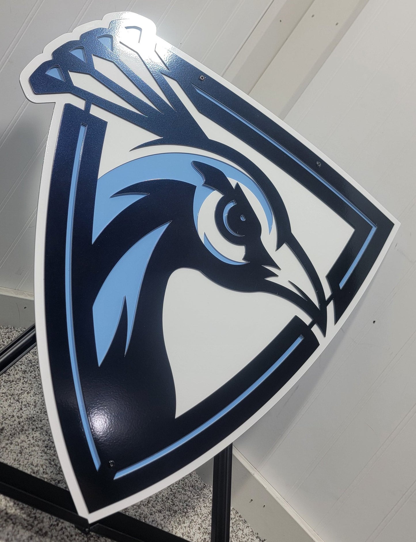 Upper Iowa Peacocks Logo Dorm Room Size