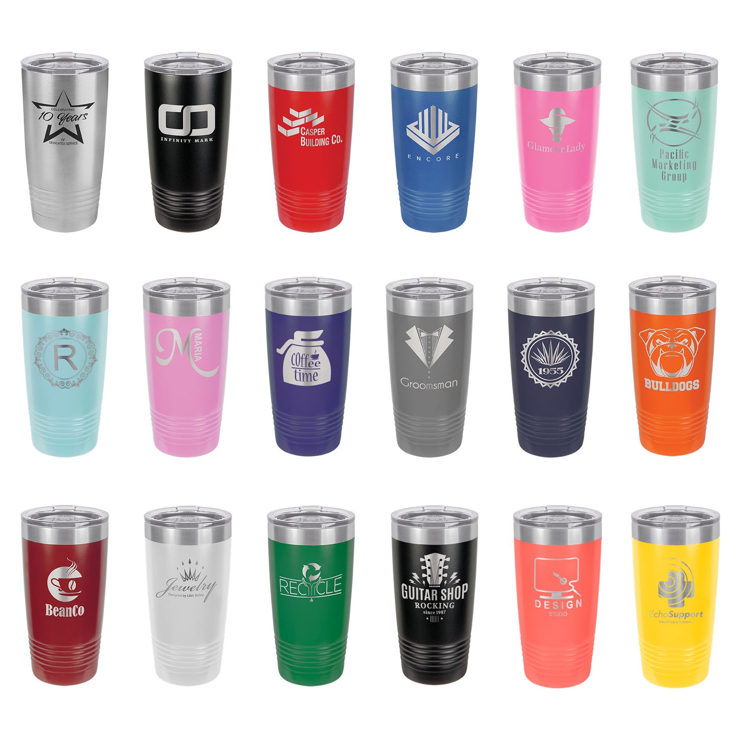 20 oz Travel Mug with Slider Lid