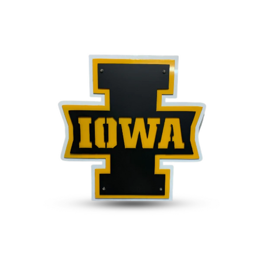 Iowa Hawkeyes Crossed "I"