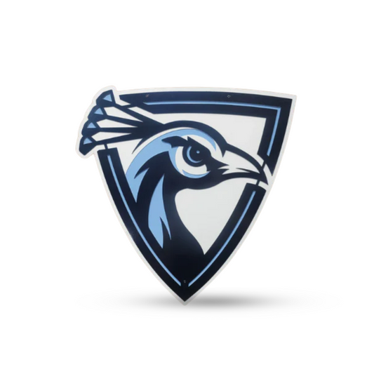 Upper Iowa Peacocks Logo Dorm Room Size