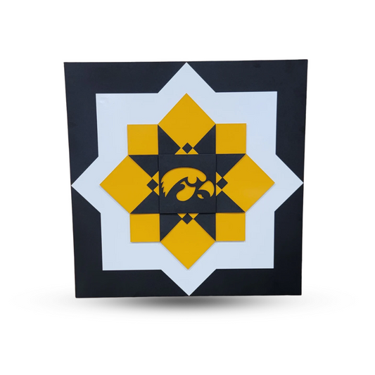 Iowa Hawkeyes Barn Quilt