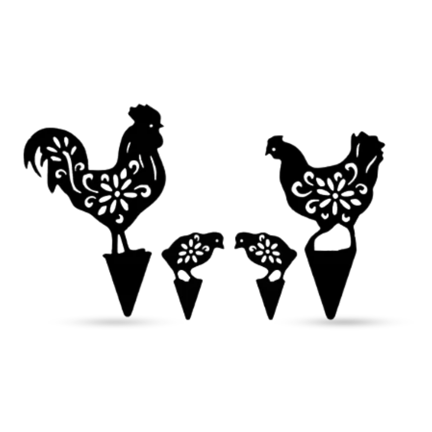 Chicken Yard Stake