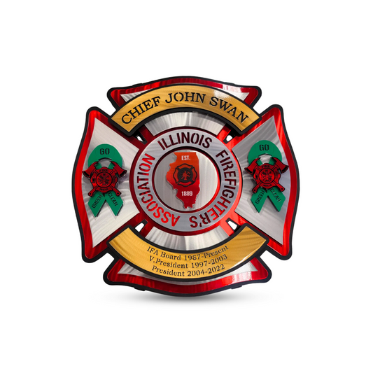 Illinois Fire Association Maltese Shield