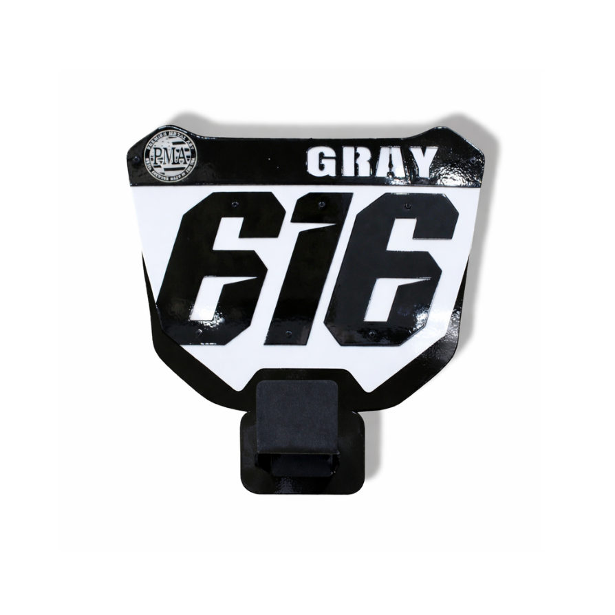 Customized Number Plate Helmet Holder