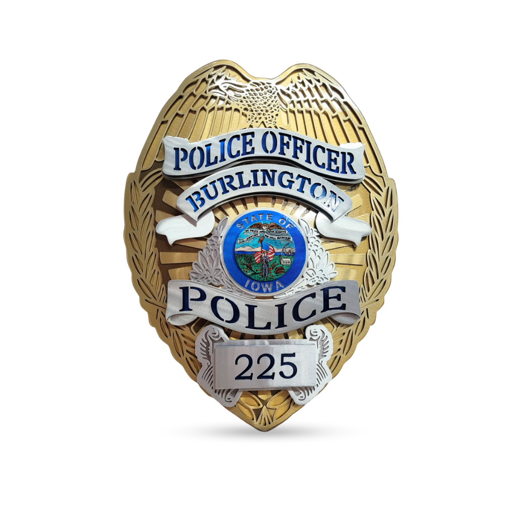 Burlington Police Badge